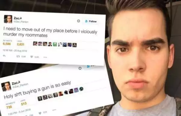Man tweets about killing his roommate...then shoots him dead the next day